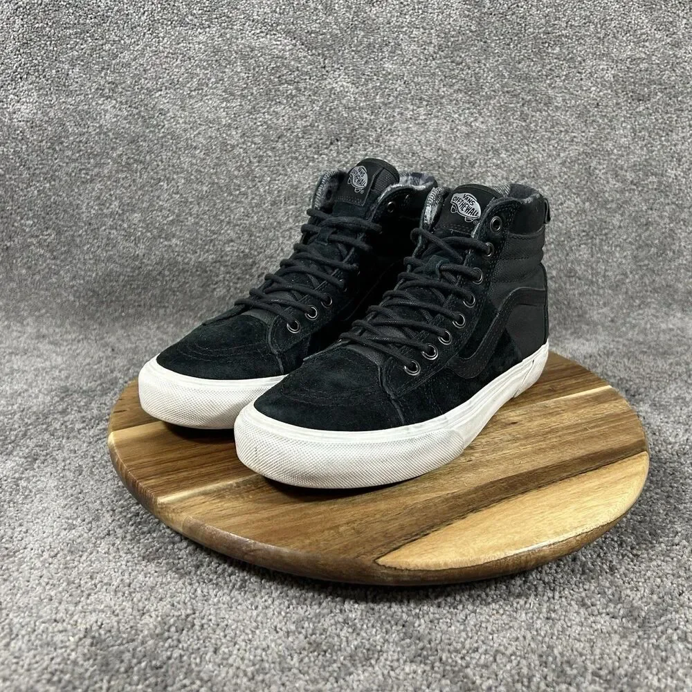 Vans Sk8-Hi 46 MTE DX Women’s Size 9 Black Scotchgard Athletic Skate Shoes Used